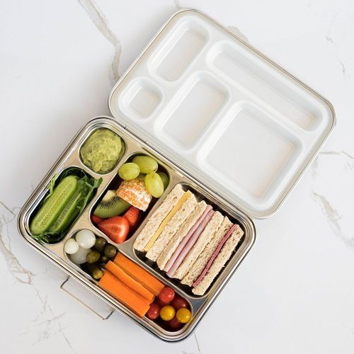 The Happy Sparrow Bento Five Stainless Steel Bento Box | Shop Naturally