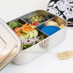 Green Essentials Stainless Steel Sustain-a-Bento Trio Bento Box