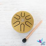 Hluru Mini Pentatonic Tongue Drum Gold