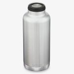 Klean Kanteen TKWide Insulated Bottle with Loop Cap Brushed Stainless 1.9L