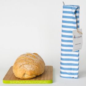 Buy 4MyEarth Cotton Bread Bag Denim Stripe Online