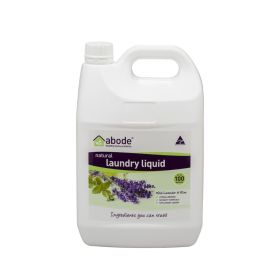 Buy Abode Natural Laundry Liquid Lavender & Mint 4L Online