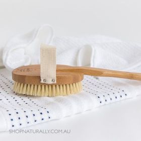 Buy Bass Brushes Wet or Dry Natural Bristle Firm Body Brush Online