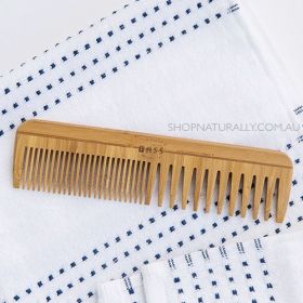 Buy Bass Brushes Bamboo Wood Comb Large Wide & Fine Online