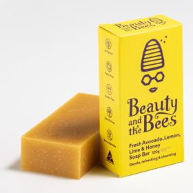 Buy Beauty and the Bees Soap Bar Fresh Avocado, Lemon & Lime 120g Online