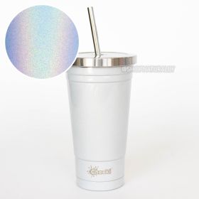 Grey Smoothie Cup With Straw, Home