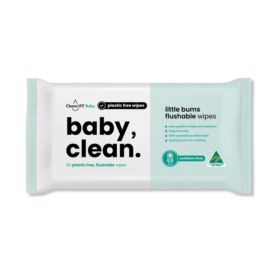 CleanLIFE baby clean flushable wipes