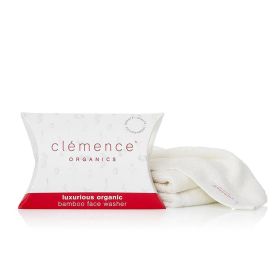 Buy Clemence Organics Luxurious Organic Bamboo Face Cloth Online