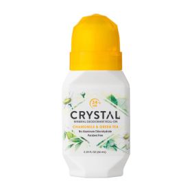 Buy Crystal Mineral Deodorant Roll On Chamomile & Green Tea Online