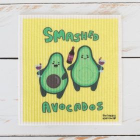 Buy The Happy Sparrow Compostable Dish Cloth Smashed Avocados Online