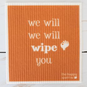 Buy The Happy Sparrow Compostable Dish Cloth We Will Wipe You Online