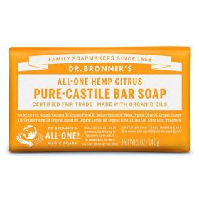 Buy Dr Bronner's Pure Castile Bar Soap Citrus Online