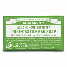 Buy Dr Bronner's Pure Castile Bar Soap Green Tea Online