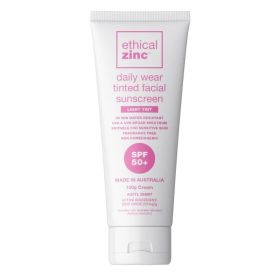 Buy Ethical Zinc Daily Wear Tinted Facial Sunscreen SPF50+ Light Tint Online