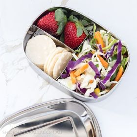 Buy Ever Eco Stainless Steel 3 Compartment Bento Snack BoxOnline