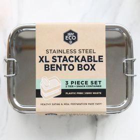 Buy Ever Eco Stainless Steel Stackable Bento Online