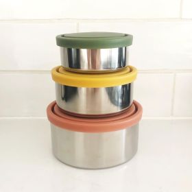 Ever Eco Nesting 3 pack stainless steel food containers