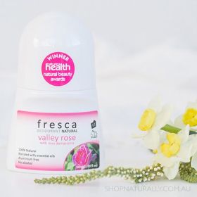 Buy Fresca Natural Deodorant Roll-on Valley Rose Online