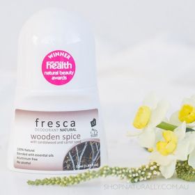 Buy Fresca Natural Deodorant Roll-on Wooden Spice Online