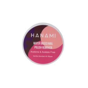 Hanami Water Based Nail Polish Remover Wipes French Vanilla Buy Online