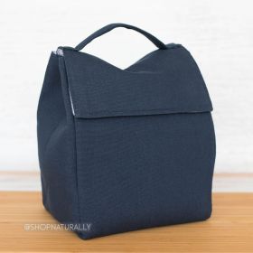 Buy The Happy Sparrow Insulated Lunch Bag Navy Online