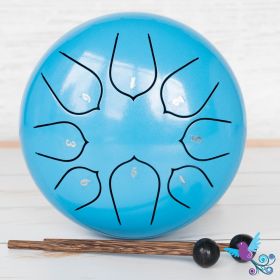 Buy Hluru 8 Note Pentatonic Lotus Tongue Drum Sky Blue Online