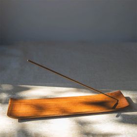 Holy Smoke Incense Holder Teak Japanese Tray