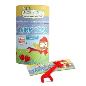 Buy Jack n Jill Kids Fairy Floss Picks Strawberry 30 Pack Online