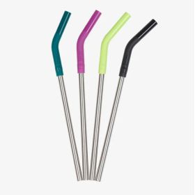 Buy Klean Kanteen Stainless Steel Straws with silicone tips Multi Colour 4 Pack Online