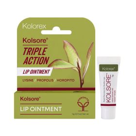 Buy Kolorex Kolsore Triple Action Lip Ointment 5g Online