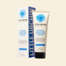 Buy Little Urchin Natural Sunscreen Clear Zinc SPF50+ 100g Online