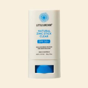 Buy Little Urchin Natural Zinc Stick Clear SPF50+ 20g Online