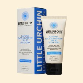 Buy Little Urchin Natural Face Sunscreen Clear Zinc SPF50 50g Online