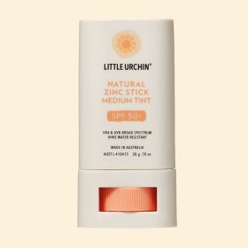 Buy Little Urchin Natural Zinc Stick Medium Tint SPF50+ 20g Online