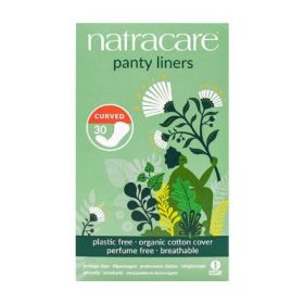 Buy Natracare Panty Liners Curved 30 Pack Online