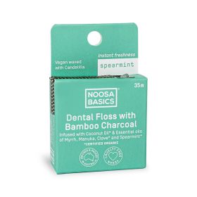 Noosa Basics Bamboo Charcoal Dental Floss Spearmint