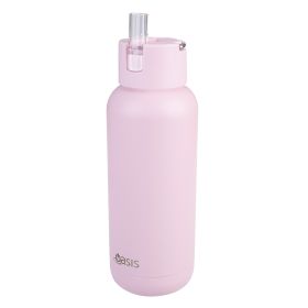 Buy Oasis Moda 1L pink insulated water bottle