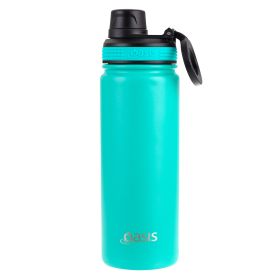 Buy Turquoise Oasis 550ml insulated bottle with screw lid