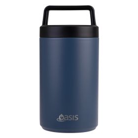 Oasis Stainless Steel Insulated Food Flask Indigo 700ml