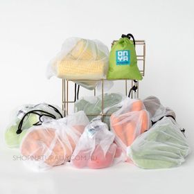 Buy Onya Reusable Mesh Produce Bags Green Apple Online