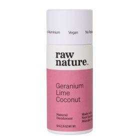 Raw Nature Natural Deodorant Stick Geranium & Lime Online