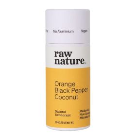 Buy Raw Nature Natural Deodorant Stick Orange & Black Pepper Online