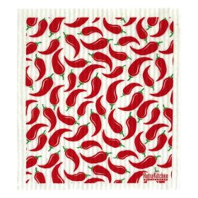 retro-kitchen-dishcloth-chillies