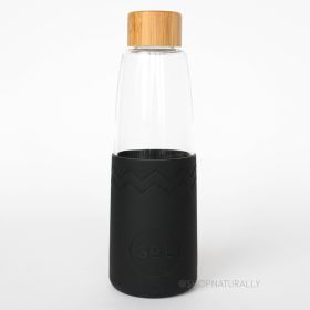 Buy Sol Glass Water Bottle Basalt Black 850ml Online