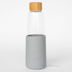 Buy Sol Glass Water Bottle Cool Grey 850ml Online