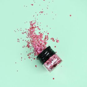 Buy The Glitter Tribe Certified Bio-Glitter Rose Pink Online