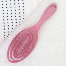 Buy The Happy Sparrow Spiral Detangling Brush Firm Bristles - Dusty Pink online