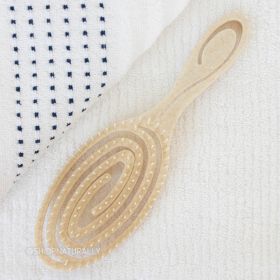 Buy The Happy Sparrow Spiral Detangling Brush Firm Bristles - Straw online