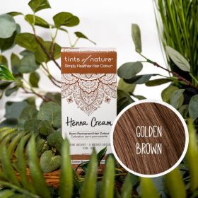 Tints Of Nature Henna Cream Semi Permanent Hair Colour Golden Brown