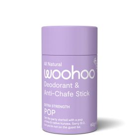 Buy Woohoo Natural Deodorant & Anti Chafe Stick Pop 60g Online